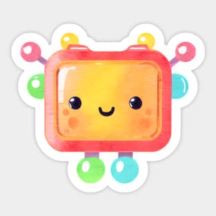 Bubbly Bot Sticker